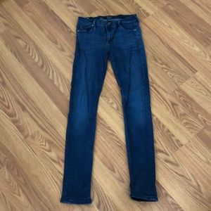 Citizens dark denim stretch jeans. Sz 30.